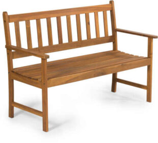 Dvoumístná zahradní dřevěná lavice