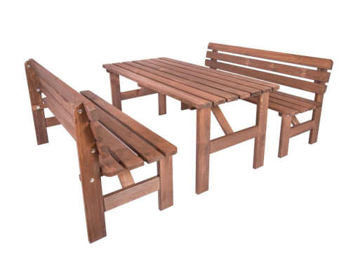 dřevěná klasická zahradní lavice